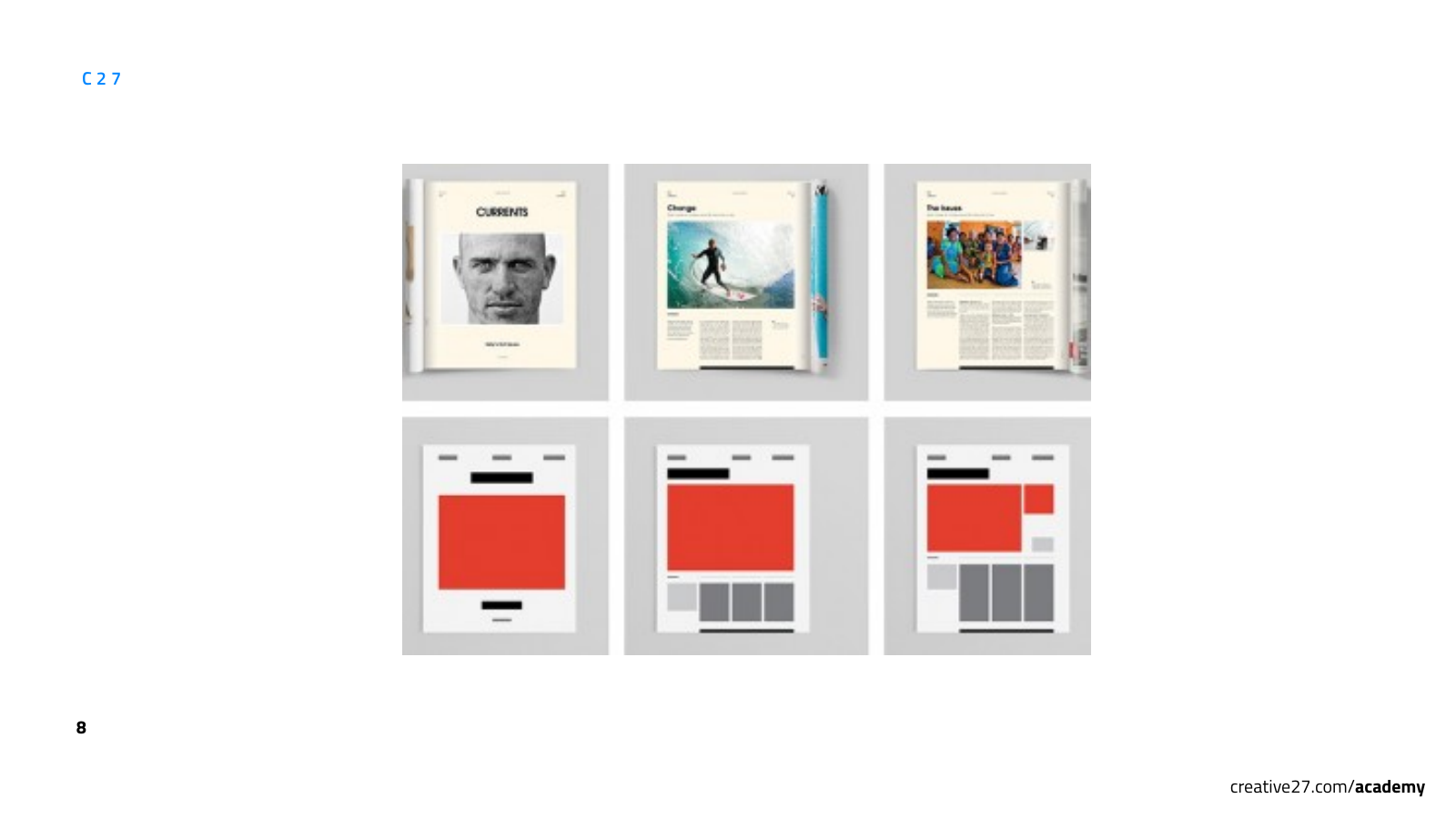 Turn a finished page into simple blocks